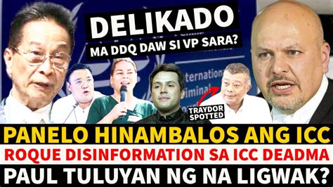 Just In Panelo Hinambalos Ang Icc Roque Disinformation Sa Icc Alamin