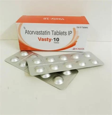 Atorvastatin 80 Mg Tablet At 425 Stripe Atorvastatin Tablet In