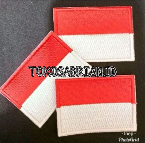 BED BORDIR BENDERA MERAH PUTIH Lazada Indonesia