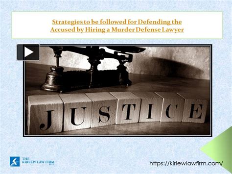 Ppt Strategies To Be Followed For Defending The Accused By Hiring A Murder Defense Lawyer