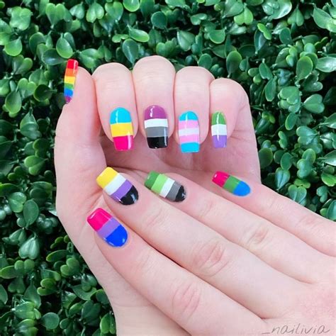 Olivia On Instagram Happy Pride Month This Mani Is A