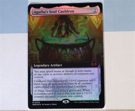 Agathas Soul Cauldron Wilds Of Eldraine Woe Foil Mtg Proxy Cards