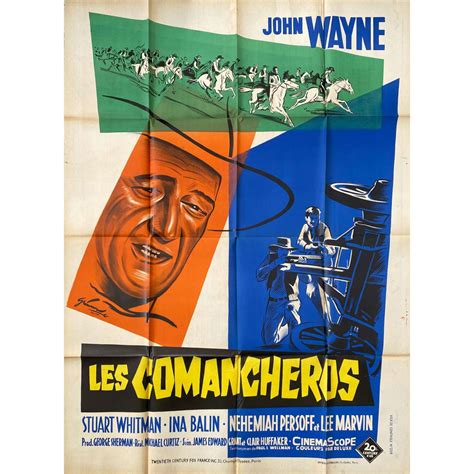 Affiche De Film Fran Aise De Les Comancheros X Cm Litho