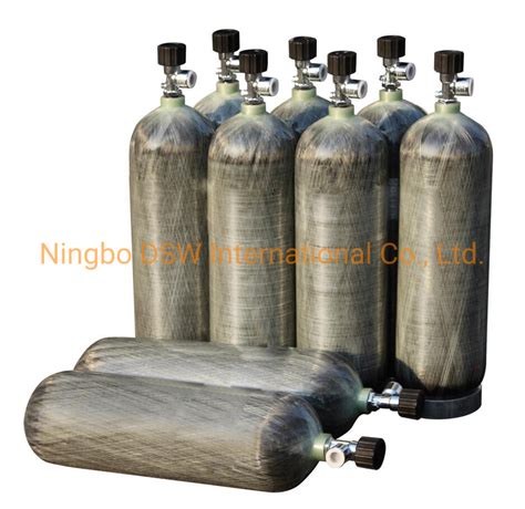 Carbon Fiber Composite Cylinder Scba Oxygen Breathing Apparatus