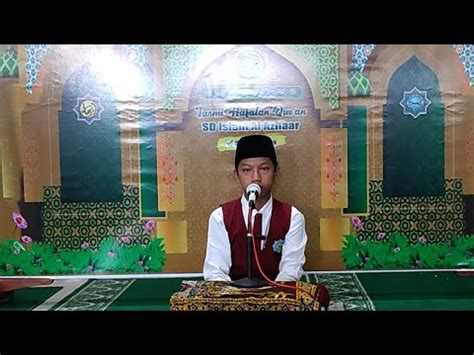 Tasmi Hafalan Al Qur An Muhammd Ma Arif Syarifuddin Juz 29 YouTube