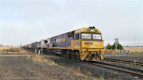 Am Pacific National Container Freight Train With Ldp