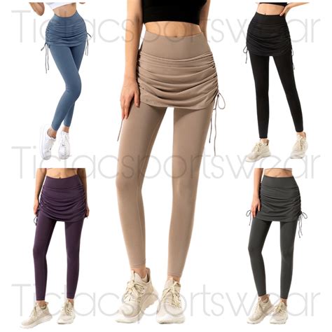 Jual Theresa Skort Legging Rok Olahraga Wanita Yoga Golf Gym Shopee