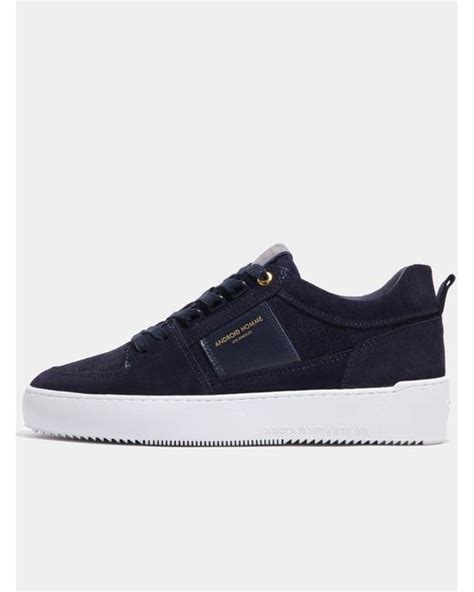 Android Homme Point Dume Low Suede Trainer Navy In Blue For Men Lyst Uk