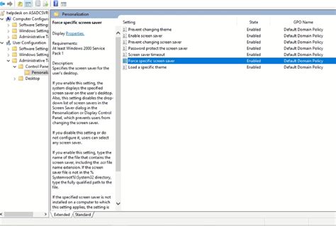 how to fix screen saver issue in windows 10 and 11 via gpo - Microsoft Q&A
