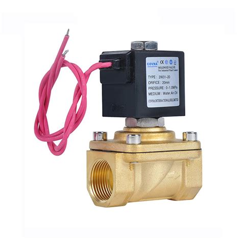 Covna 2w31 Direct Acting Brass Water Solenoid Valve 1 2 Inch