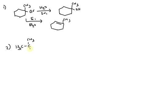 SOLVED Draw The Structure Of The Major Product For Each Of The