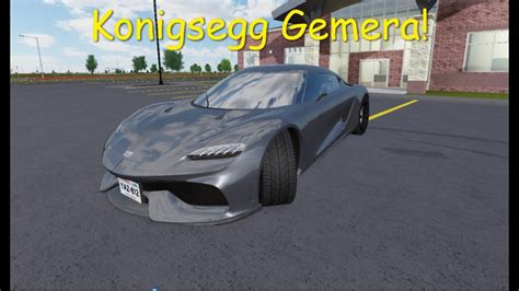 Koenigsegg Gemera Review Roblox Greenville Youtube