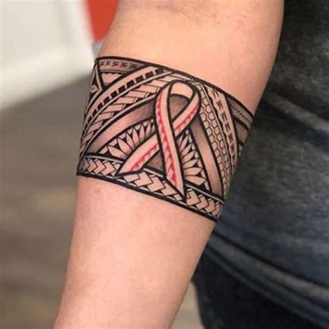 Cancer Ribbon Tattoo Designs For Men