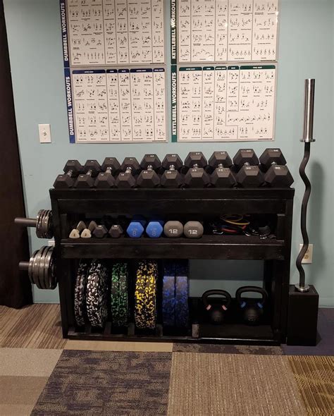 Amazing Diy Dumbbell Racks For Home Gyms Kaizen Diy Gym Diy Home