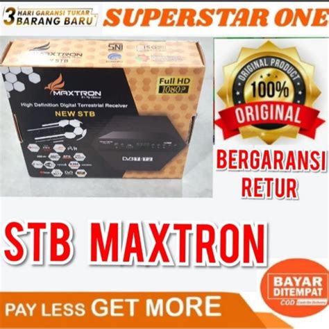 Jual STB Set Top Box Tv Digital Maxtron Shopee Indonesia