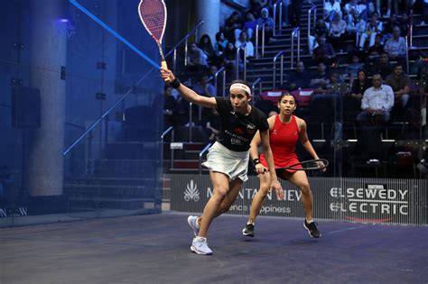 Black Ball Open Qf Ruthless Gohar Powers Past Abbas Psa Squash Tour