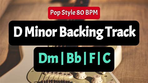 Dynamic D Minor Rock Pop Backing Track Jam Improvise And Rock Out 80