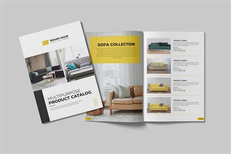 Furniture Catalog Design | Creative Market