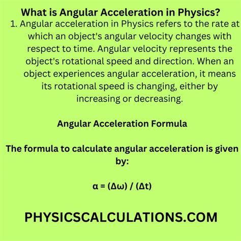 What Is Angular Acceleration In Physics