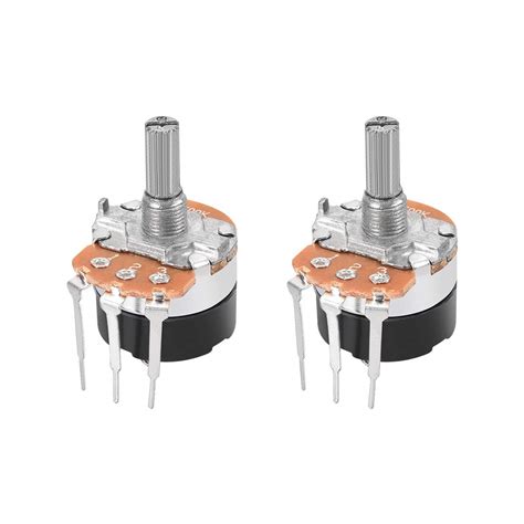 Uxcell Wh Potentiometer With Switch B K Ohm Variable Resistors