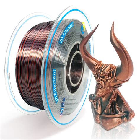 Yousu Silk PLA Dual Color PLA Filament 3D Filament 1 75mm 1kg