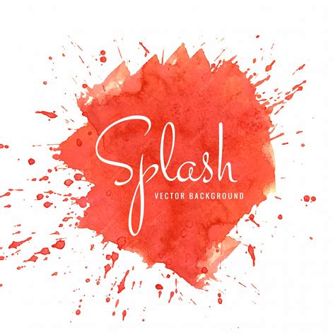 Free Vector Abstract Colorful Watercolor Splash