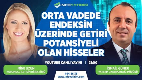 CANLI Orta Vadede Endeksin Üzerinde Getiri Potansiyeli Olan Hisseler