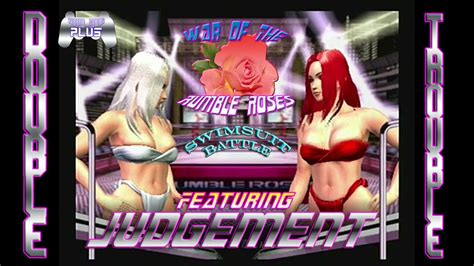 War Of The Rumble Roses Swimsuit Battle Double Trouble Featuring