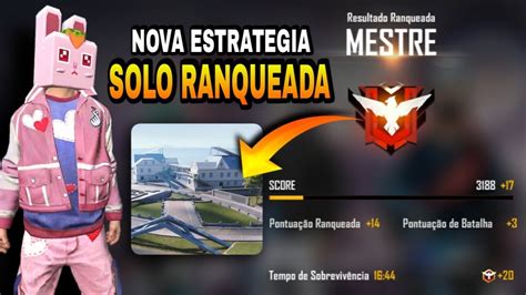 Free Fire Ao Vivo Nova Estrat Gia Para Pegar Mestre Na Nova Temporada