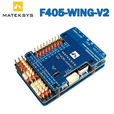 Mateksys Matek Flight Controller F405 Wing V2 F405 Wing V2 Icm42688p 3~6s Lipo With Osd For Fpv