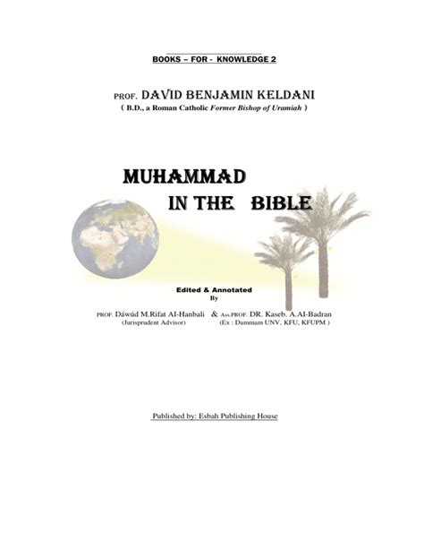 Muhammad In The Bible