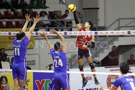 SEA V League Indonesia Lawan Filipina ANTARA Foto