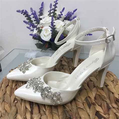 Stone Embellished Shoes For Woman Wedding Shoe For Bride Etsy