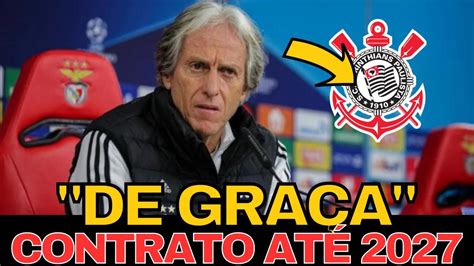 ACABOU DE ACONTECER JORGE JESUS NO CORINTHIANS DIRETORIA SOLTA NOTA