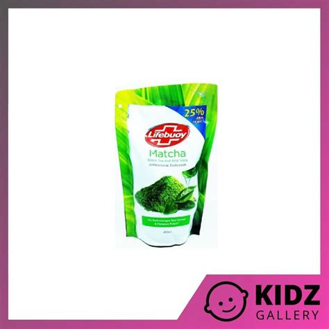 Jual Kidz Gallery Lifebuoy Body Wash Matcha Green Tea Aloe Vera Refill