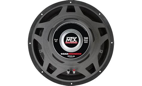 MTX RTS15 04 Road Thunder Series 15 4 Ohm Component Subwoofer At