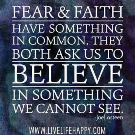 Fear and Faith | Joel osteen quotes, Inspirational quotes, Quotes