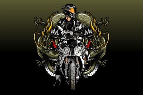 Biker Vector Template For Graphic Design Graphic By Jellybox999 · Creative Fabrica