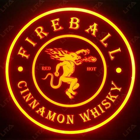 Fireball Whiskey Neon Sign Is Funky And Durable Lita Sign