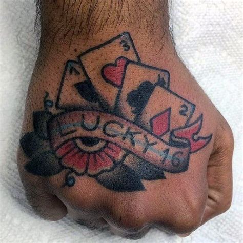 Playing Card Tattoos For Men Hand Tattoos Card Tattoo Tattoos