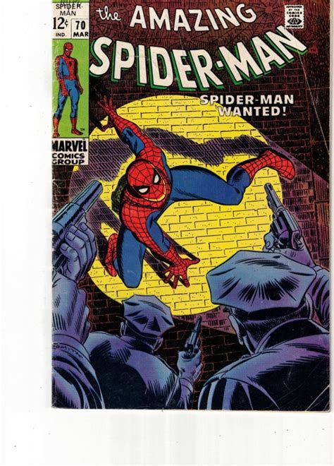 The Amazing Spider Man 70 1969 VG Affordable Grade Aunt May