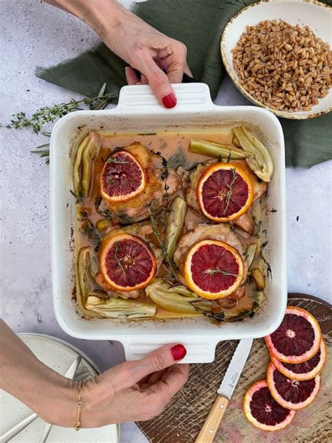 Roasted Chicken Thighs With Fennel And Orange Italian Kitchen Confessions