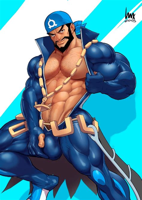 Rule 34 Archie Pokemon Balls Bara Bulge Flaccid Gay Luxuris Male Male Only Muscles Muscular