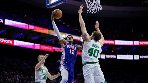 Joel Embiid Tyrese Maxey Lead 76ers To Sixth Straight Win 106 103 Over The Boston Celtics