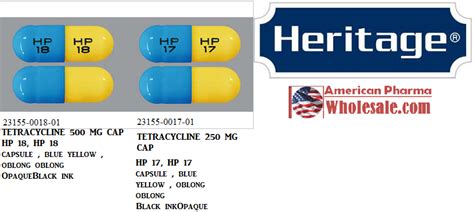 Tetracycline 250mg Cap 100 By Heritage Pharma