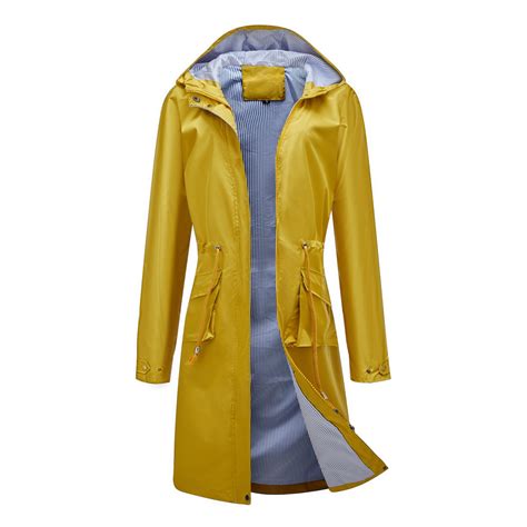 Holiday Deals Saving Pejock Womens Raincoats Windbreaker Rain Jacket