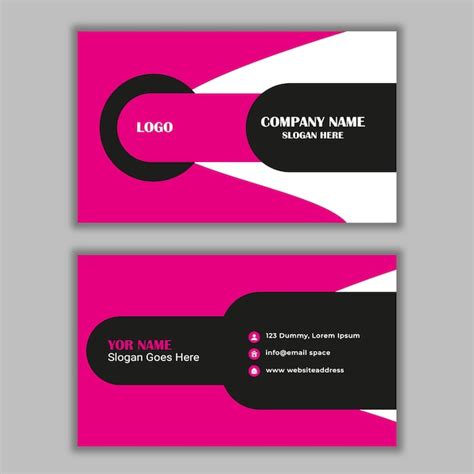 Premium Vector Modern Business Cards Template With Color Variation