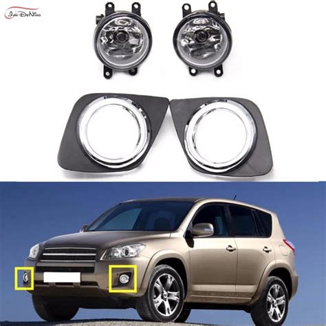 Jandening Car Fog Lights For Toyota Rav Clear Front Fog Lamp