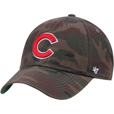 47 Chicago Cubs Camo Tarpoon Adjustable Hat