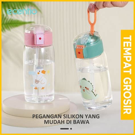 Jual Ecentio Botol Minum Anak Sekolah 500ml Tumbler Minum Portable